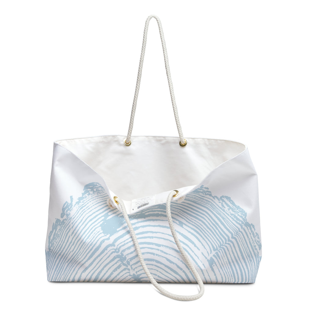 Fir Tree Ring Weekender Bag Powder Blue