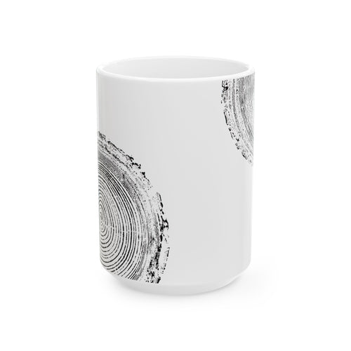 Woodcut Print Ceramic Mug #0398 (11oz | 15oz)