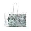 Hemlock Tree Ring Weekender Bag Earthy Pine