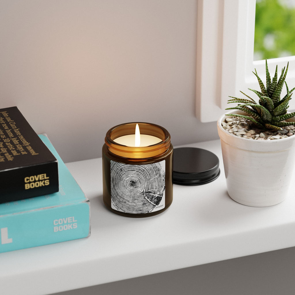 Hemlock Relief Print 4oz Soy Candle