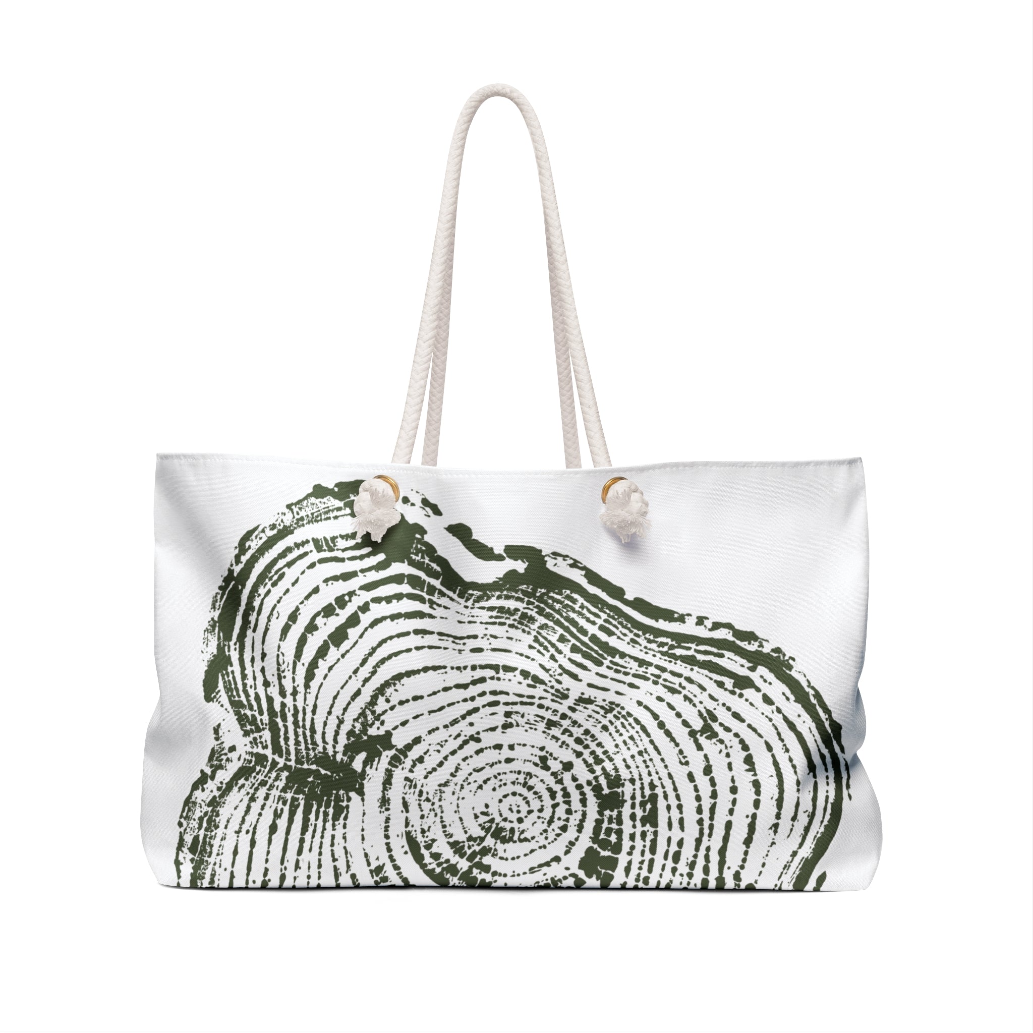Cottonwood Tree Ring Weekender Bag Forest