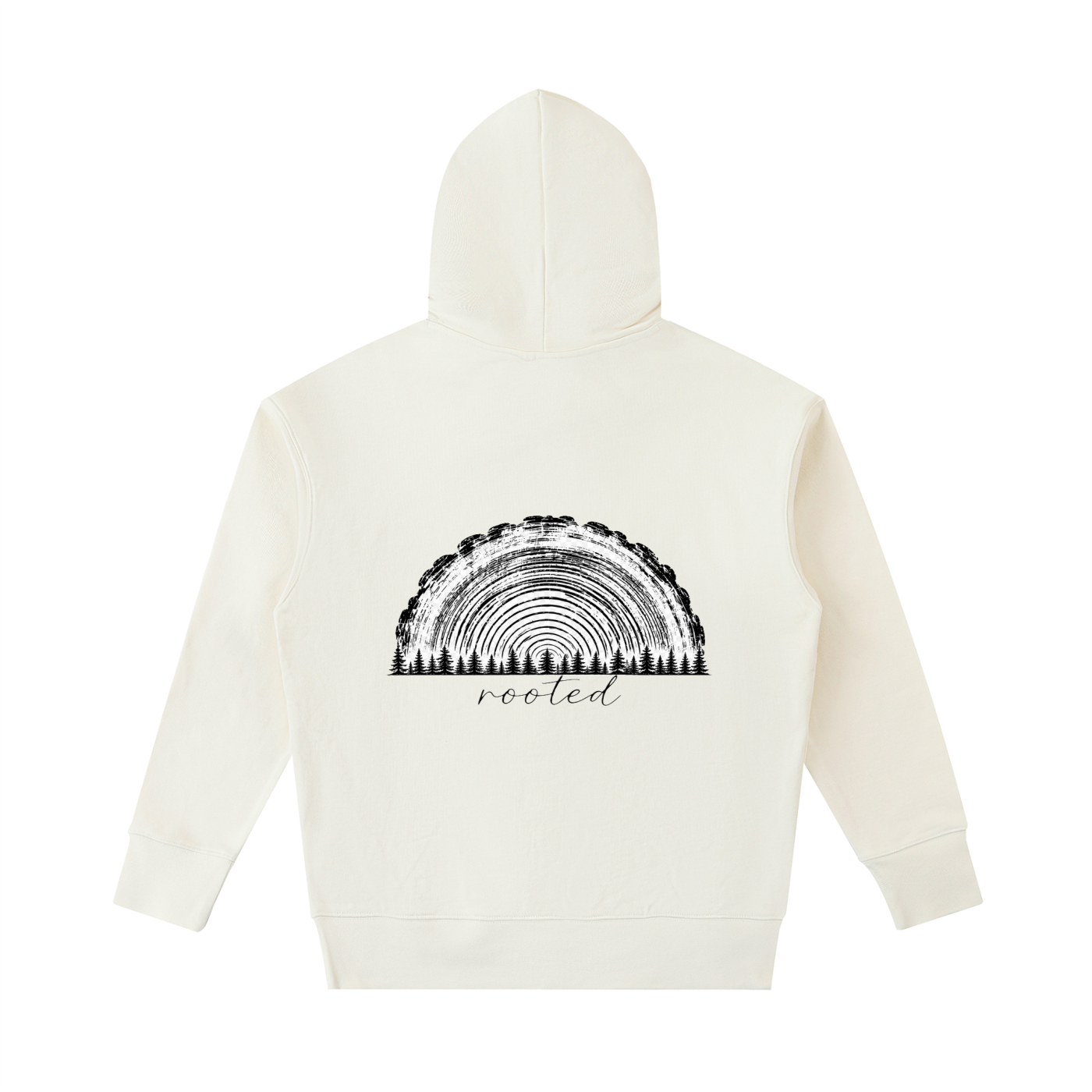 Rooted Premium Hoodie- Light Apricot