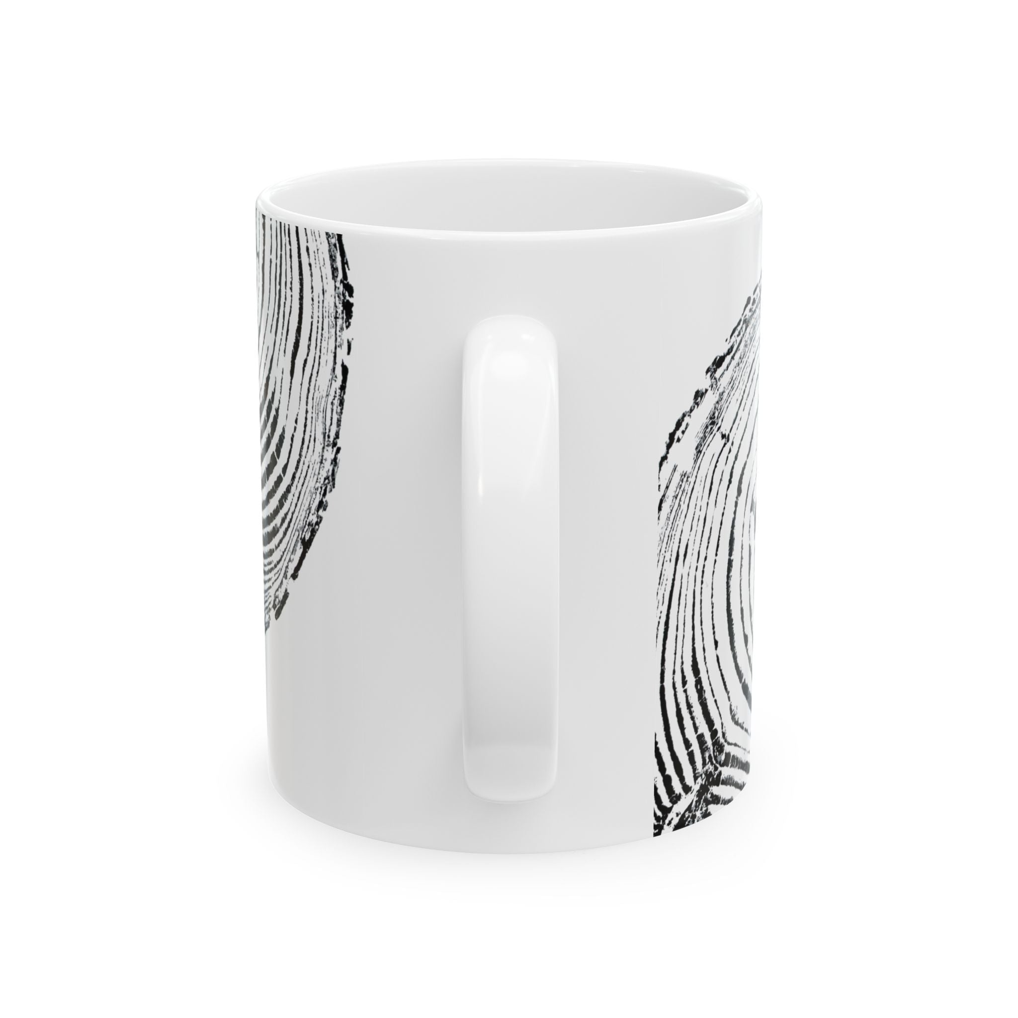 Cottonwood Tree Ring Print Ceramic Mug #0528