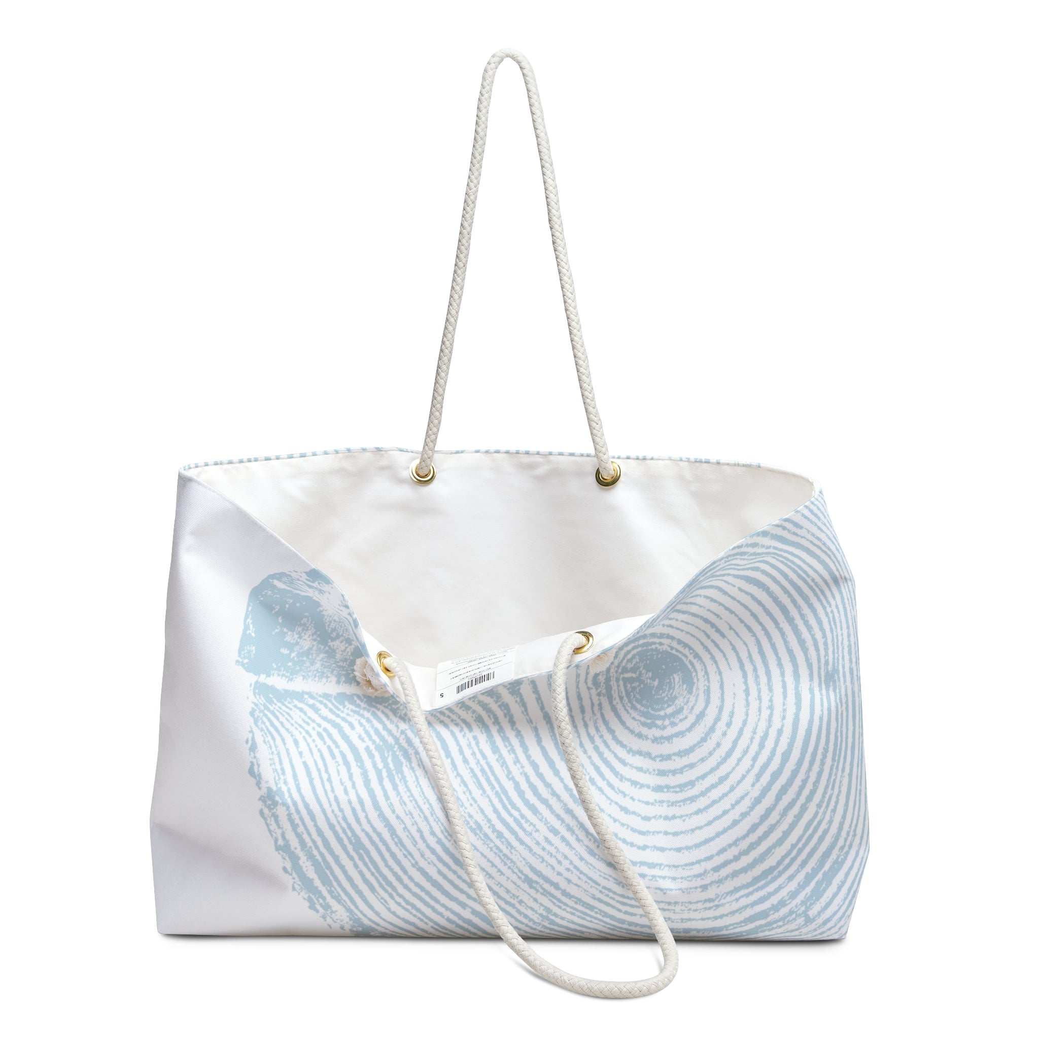 Hemlock Tree Ring Weekender Bag Powder Blue