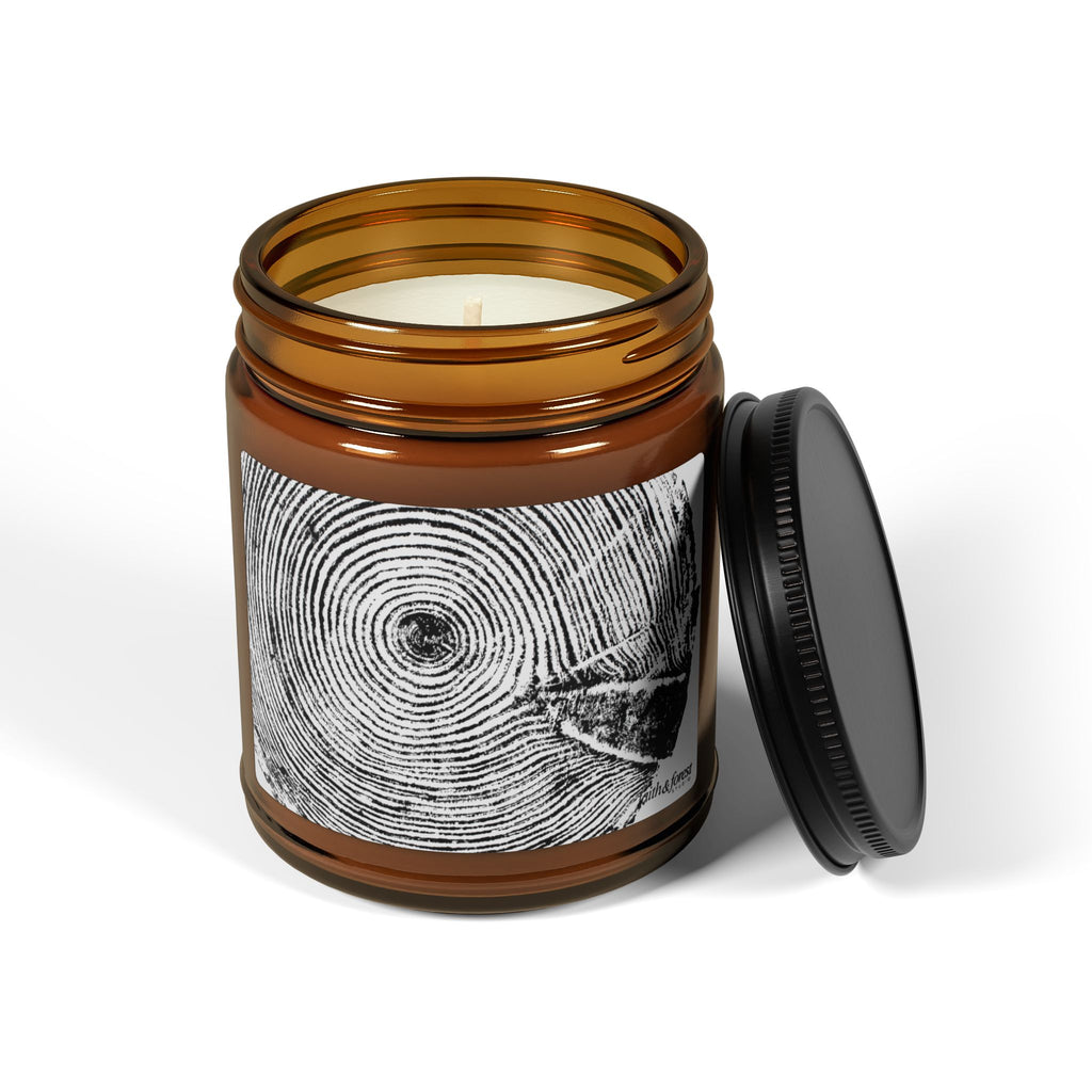 Hemlock Relief Print 9oz Soy Candle