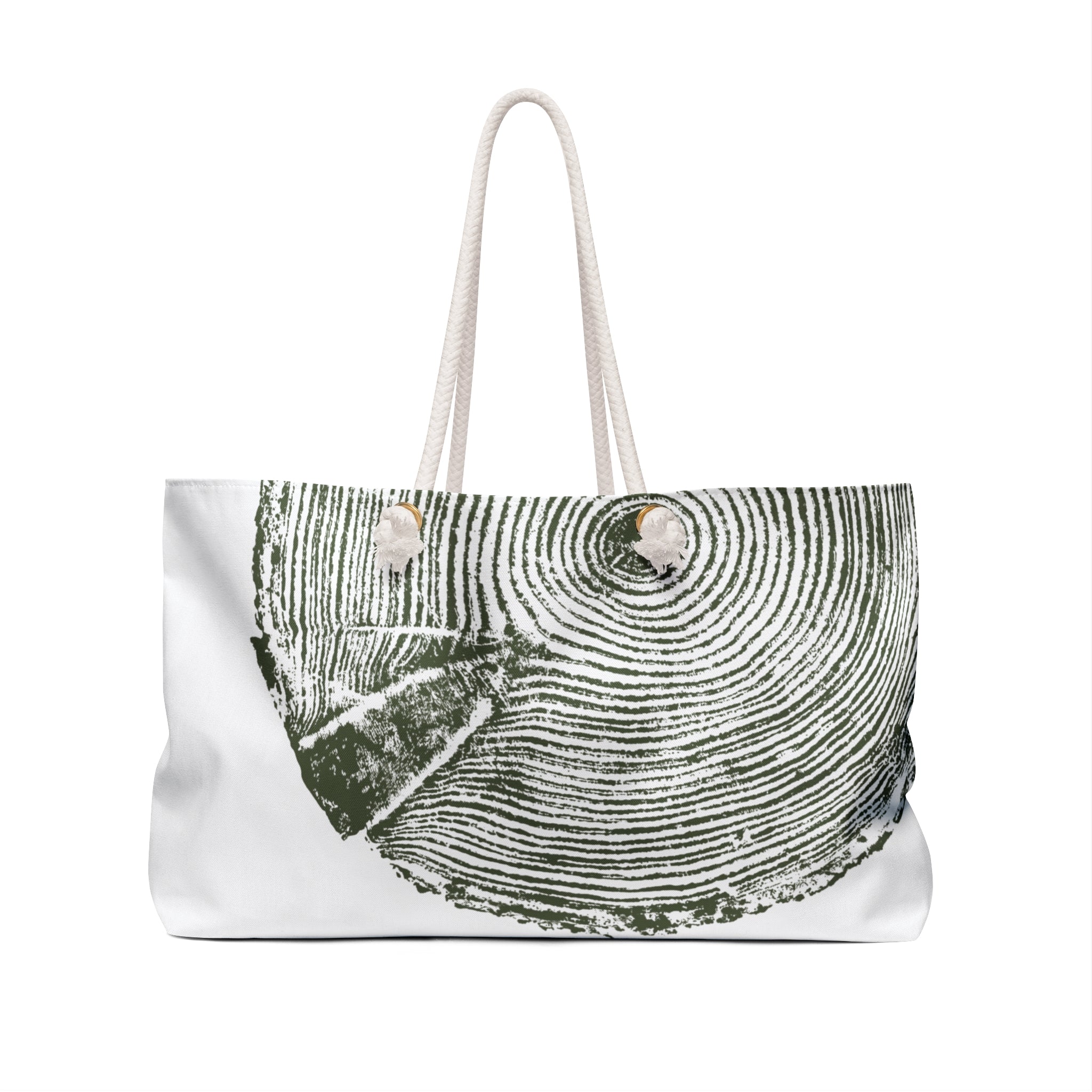 Hemlock Tree Ring Weekender Bag Forest