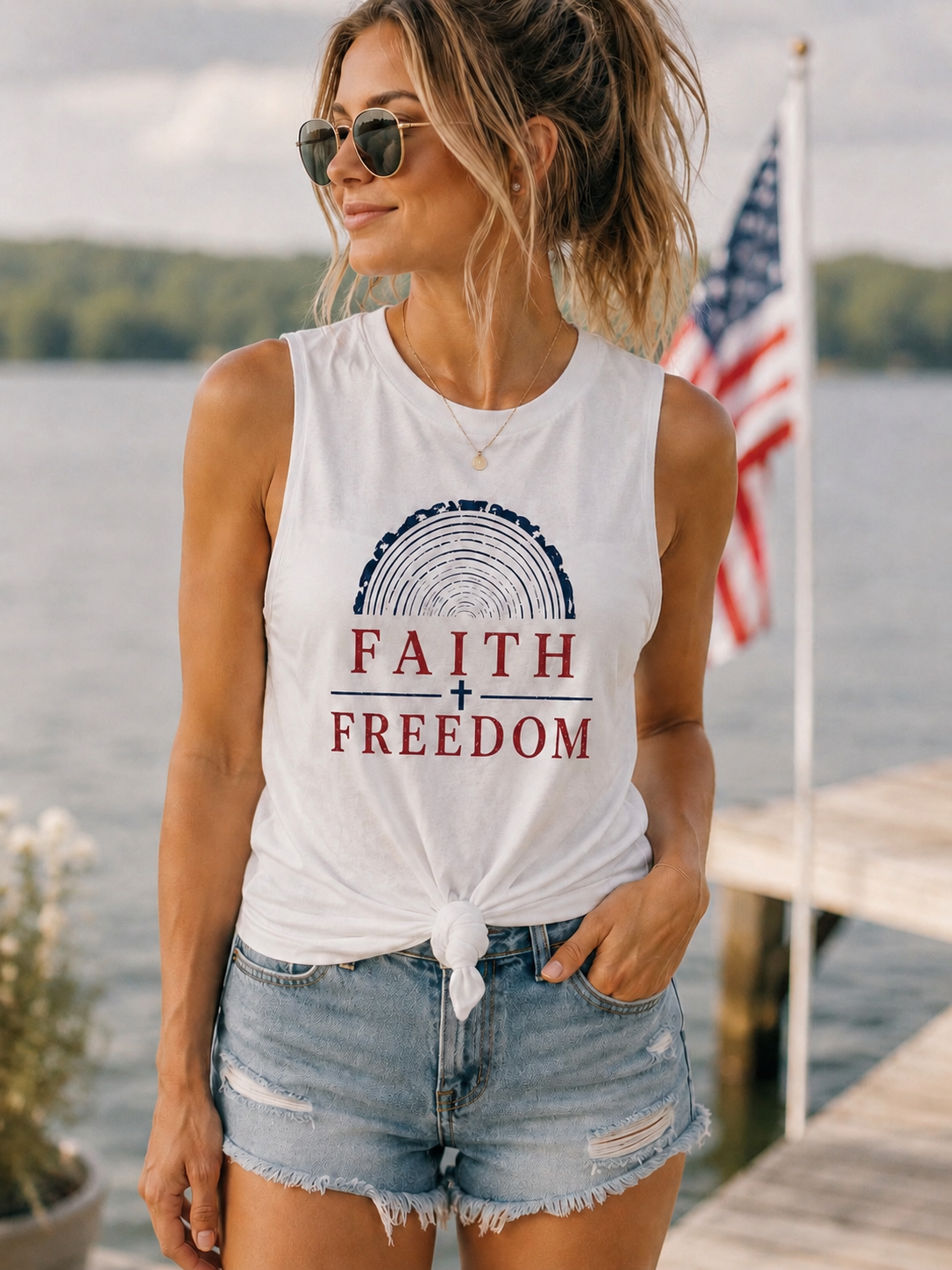 Faith+ Freedom Tank