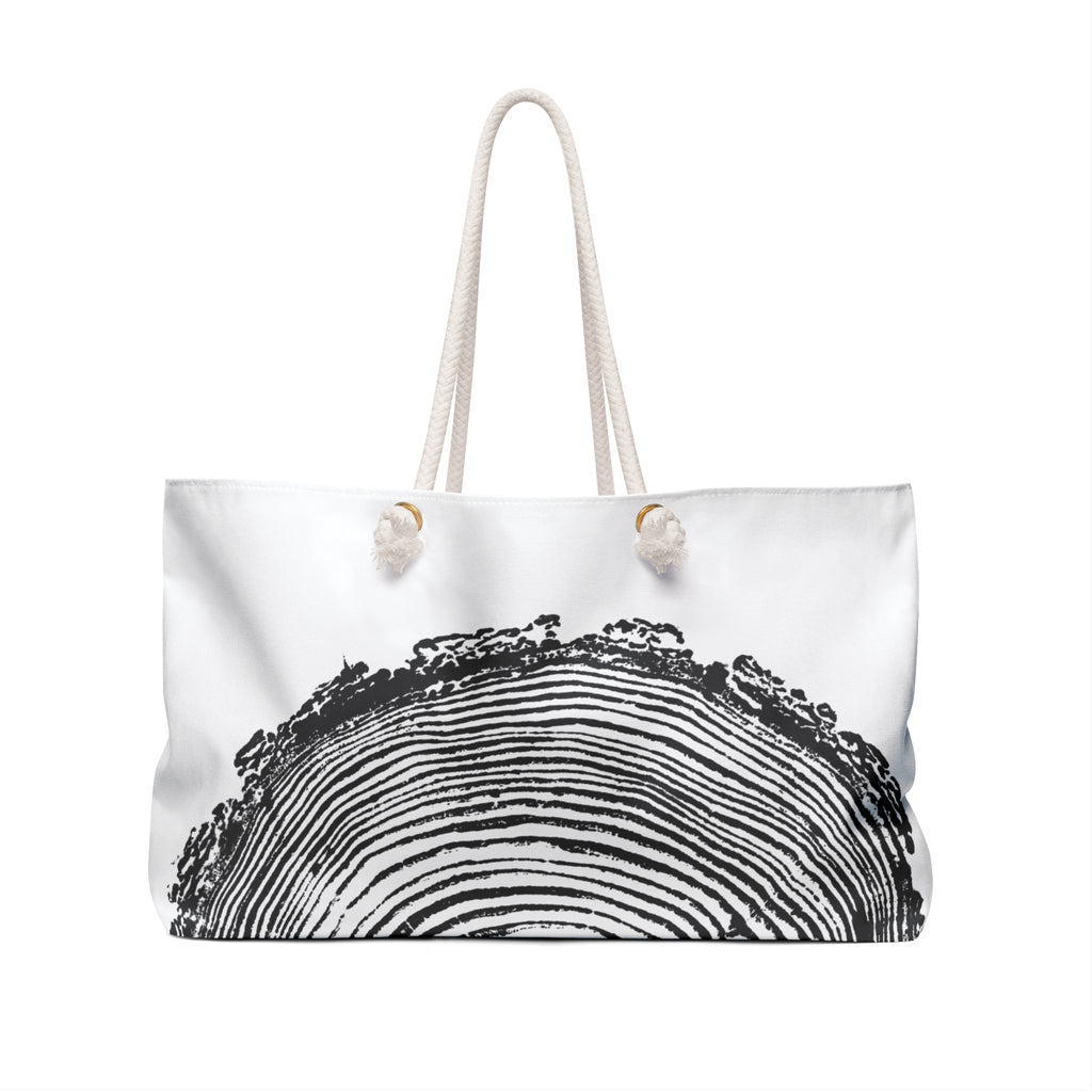 Fir Tree Ring Weekender Bag Charcoal