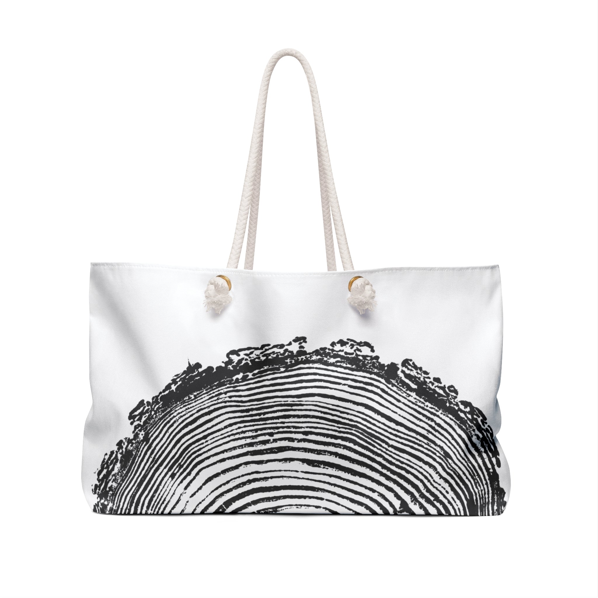 Fir Tree Ring Weekender Bag Charcoal