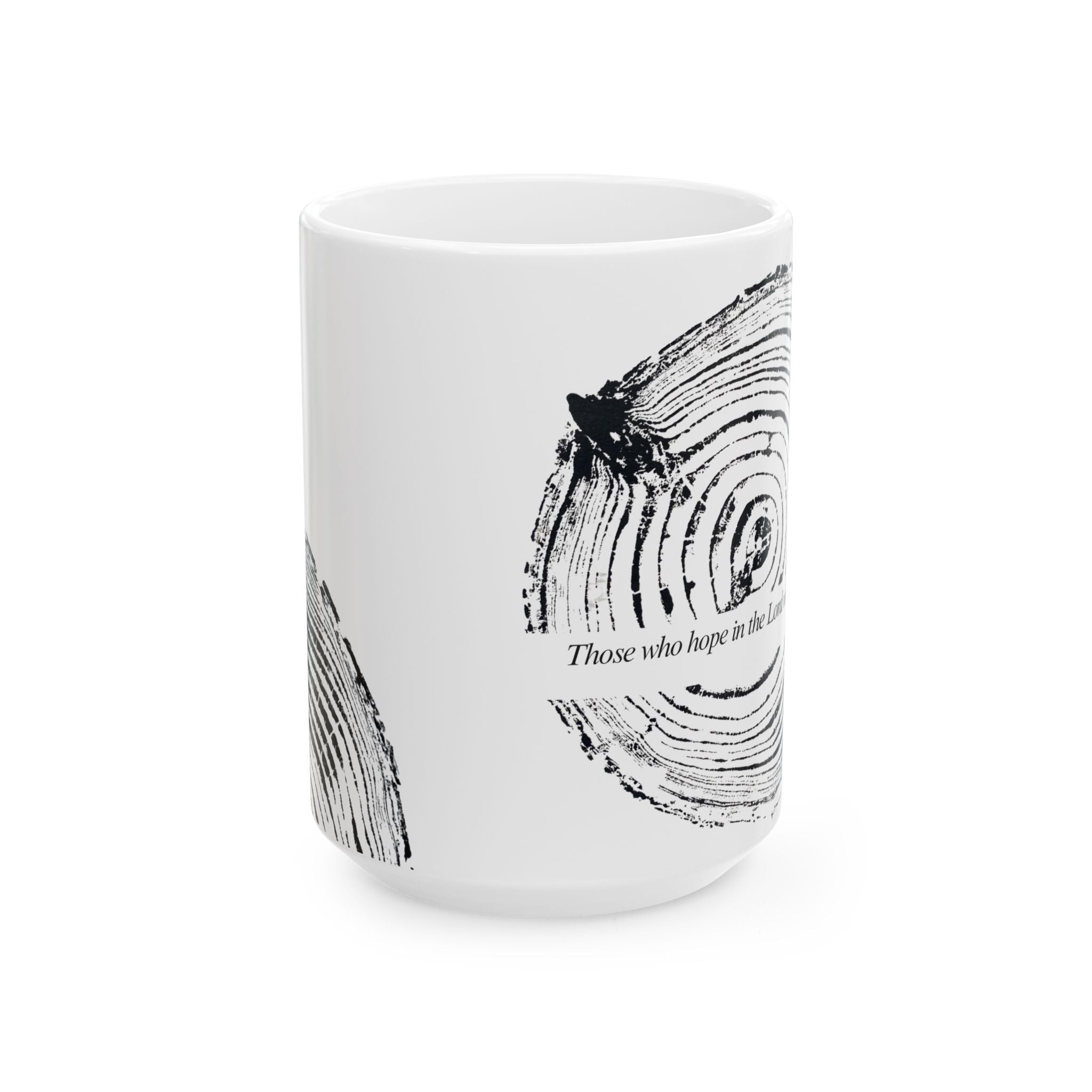 Woodcut Print Ceramic Mug Isaiah 40:31 #6770 (11oz | 15oz)