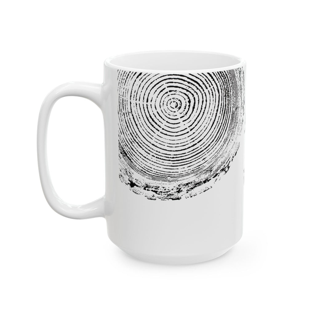 Woodcut Print Ceramic Mug Colossians 2:7 #0398 (11oz | 15oz)