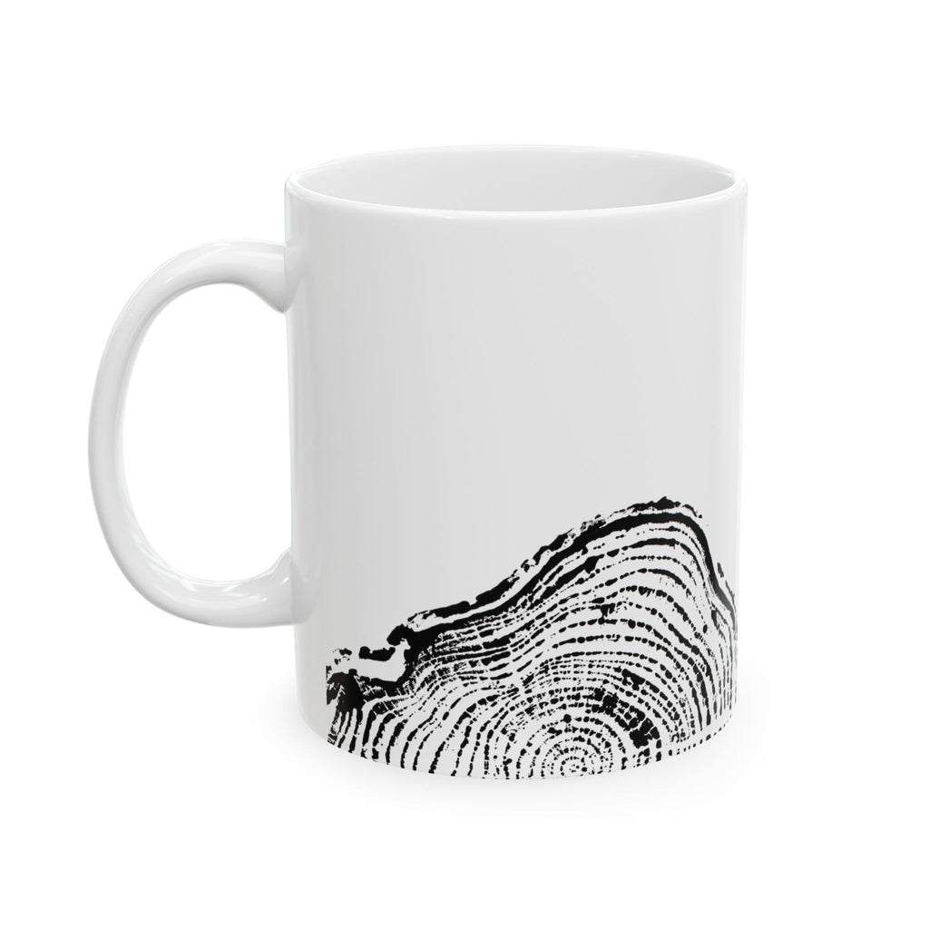 Woodcut Print Ceramic Mug Isaiah 55:12 #0405 (11oz | 15oz)