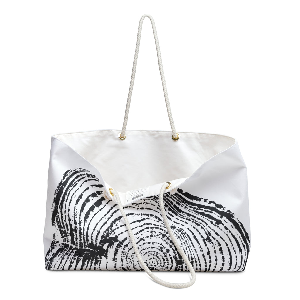 Cottonwood Tree Ring Weekender Bag Charcoal