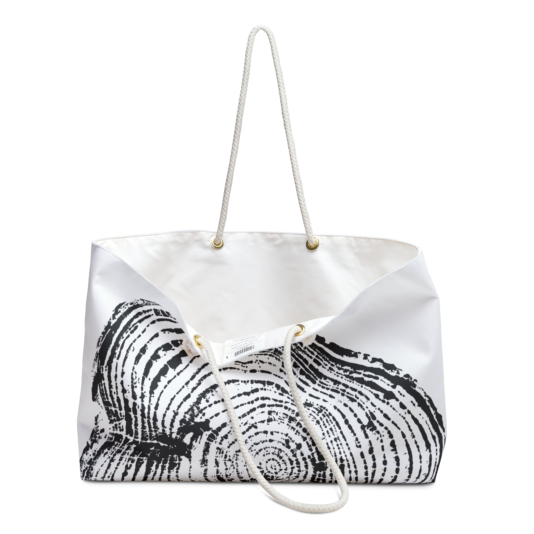 Cottonwood Tree Ring Weekender Bag Charcoal