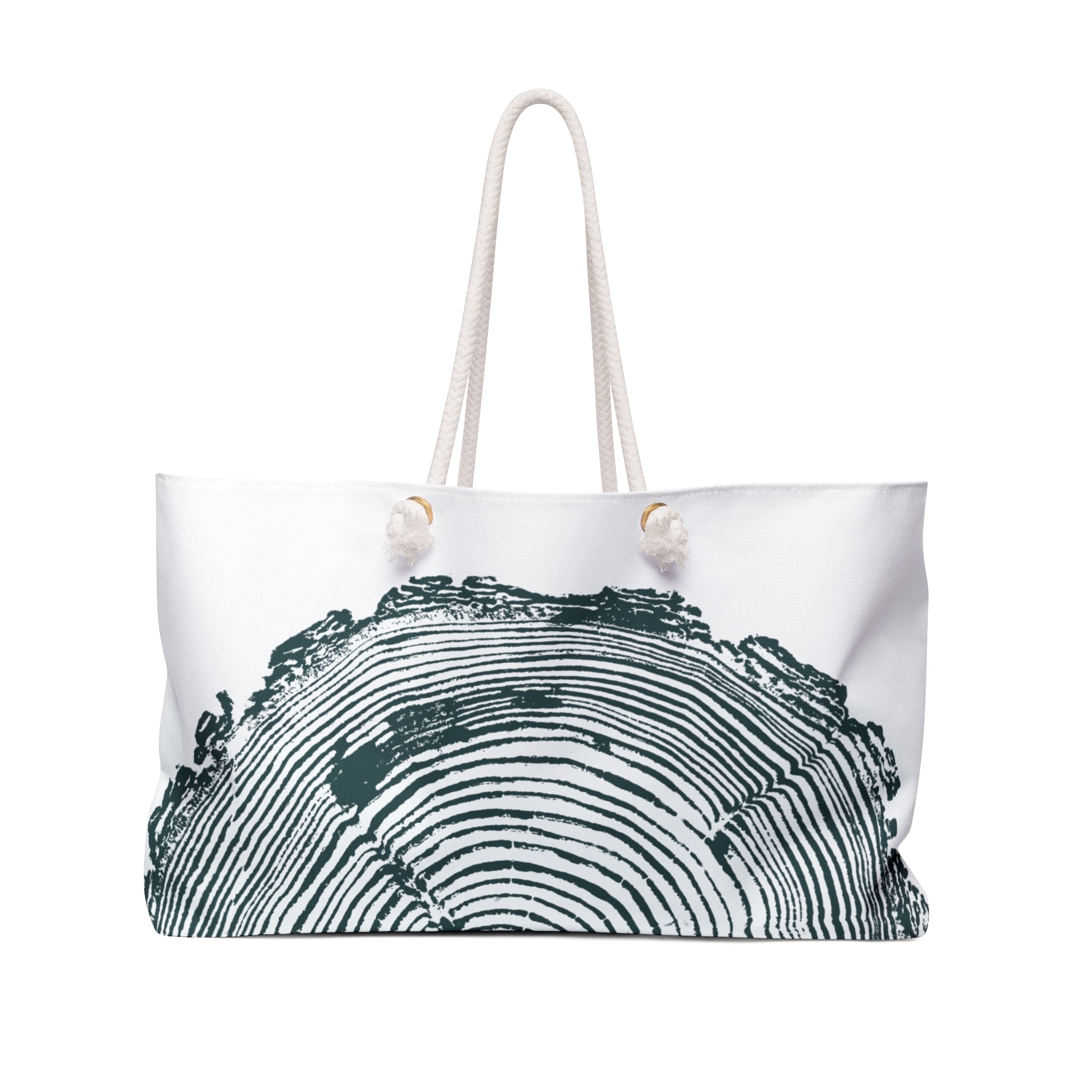 Fir Tree Ring Weekender Bag Deep Waters