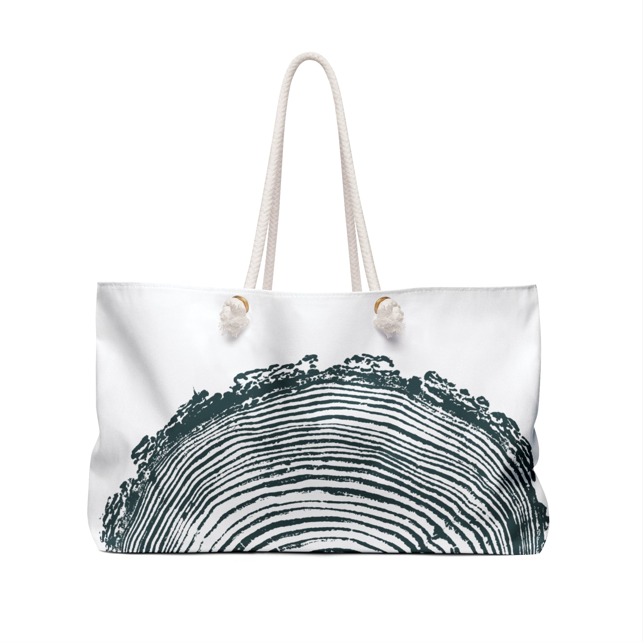Fir Tree Ring Weekender Bag Deep Waters