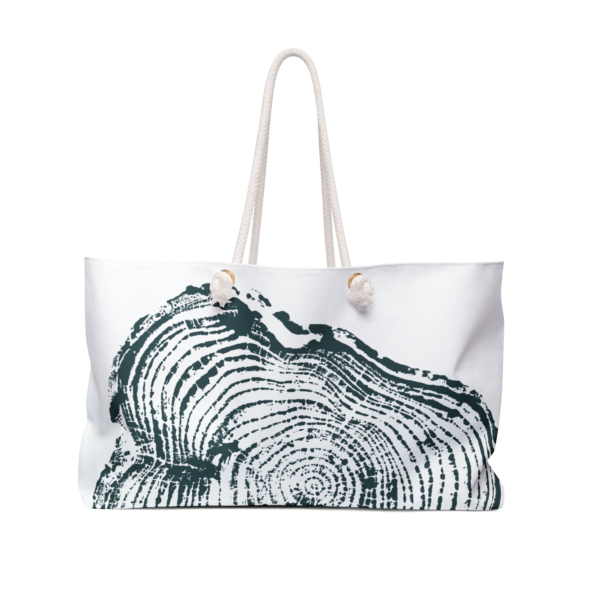 Cottonwood Tree Ring Weekender Bag Deep Waters