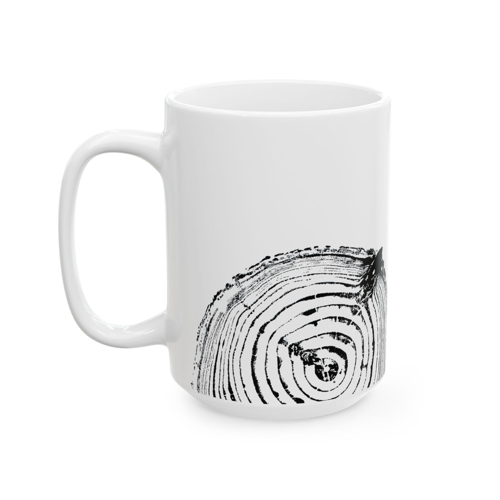 Woodcut Print Ceramic Mug #0528 (11oz | 15oz)
