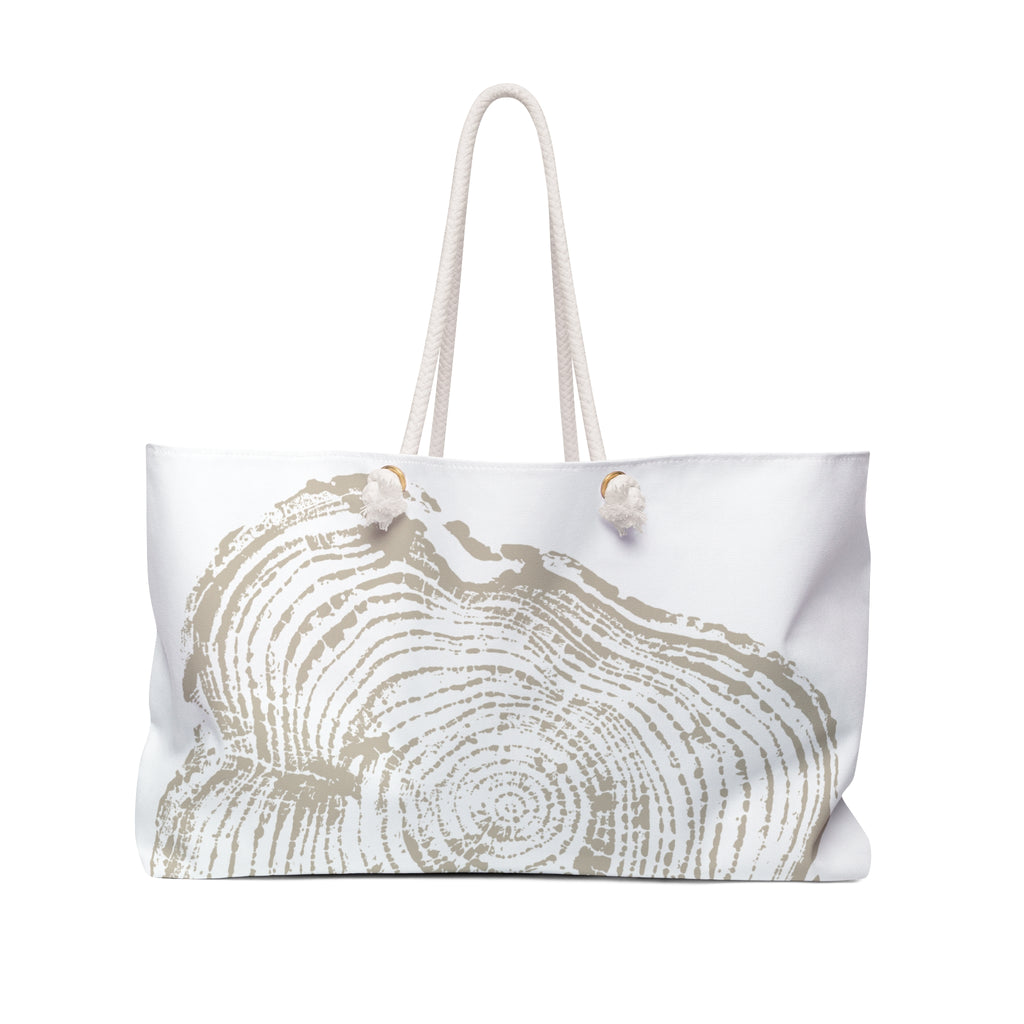 Cottonwood Tree Ring Weekender Bag Sand