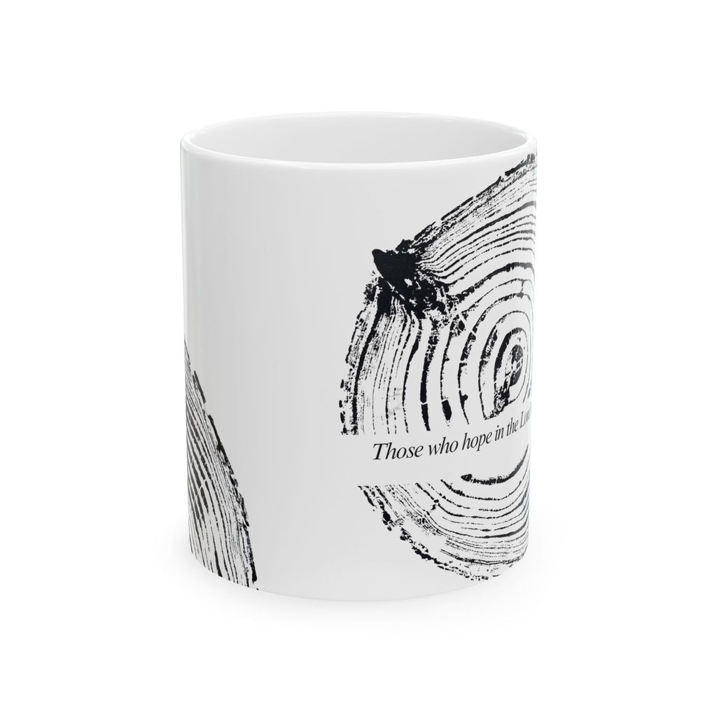 Woodcut Print Ceramic Mug Isaiah 40:31 #6770 (11oz | 15oz)