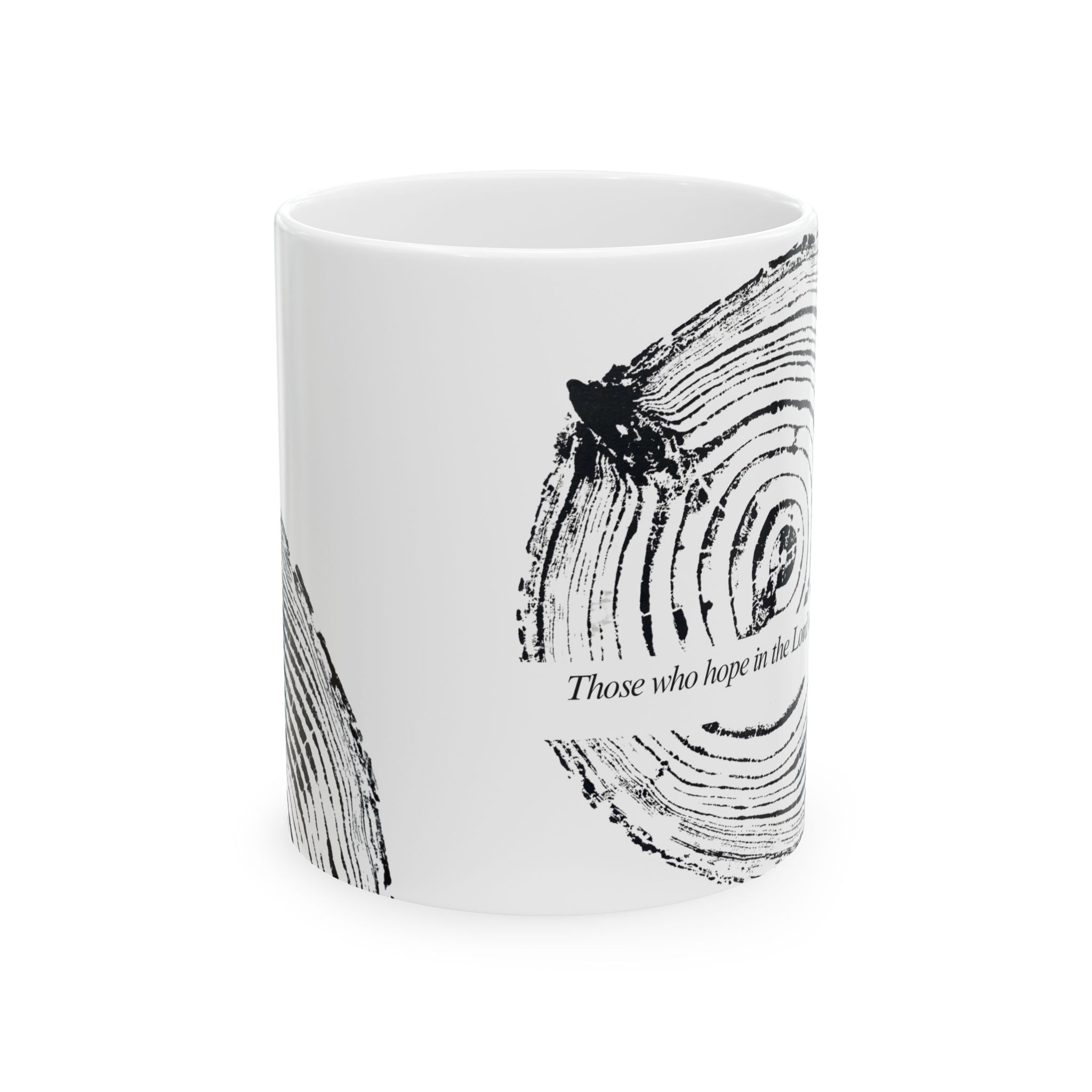 Woodcut Print Ceramic Mug Isaiah 40:31 #6770 (11oz | 15oz)