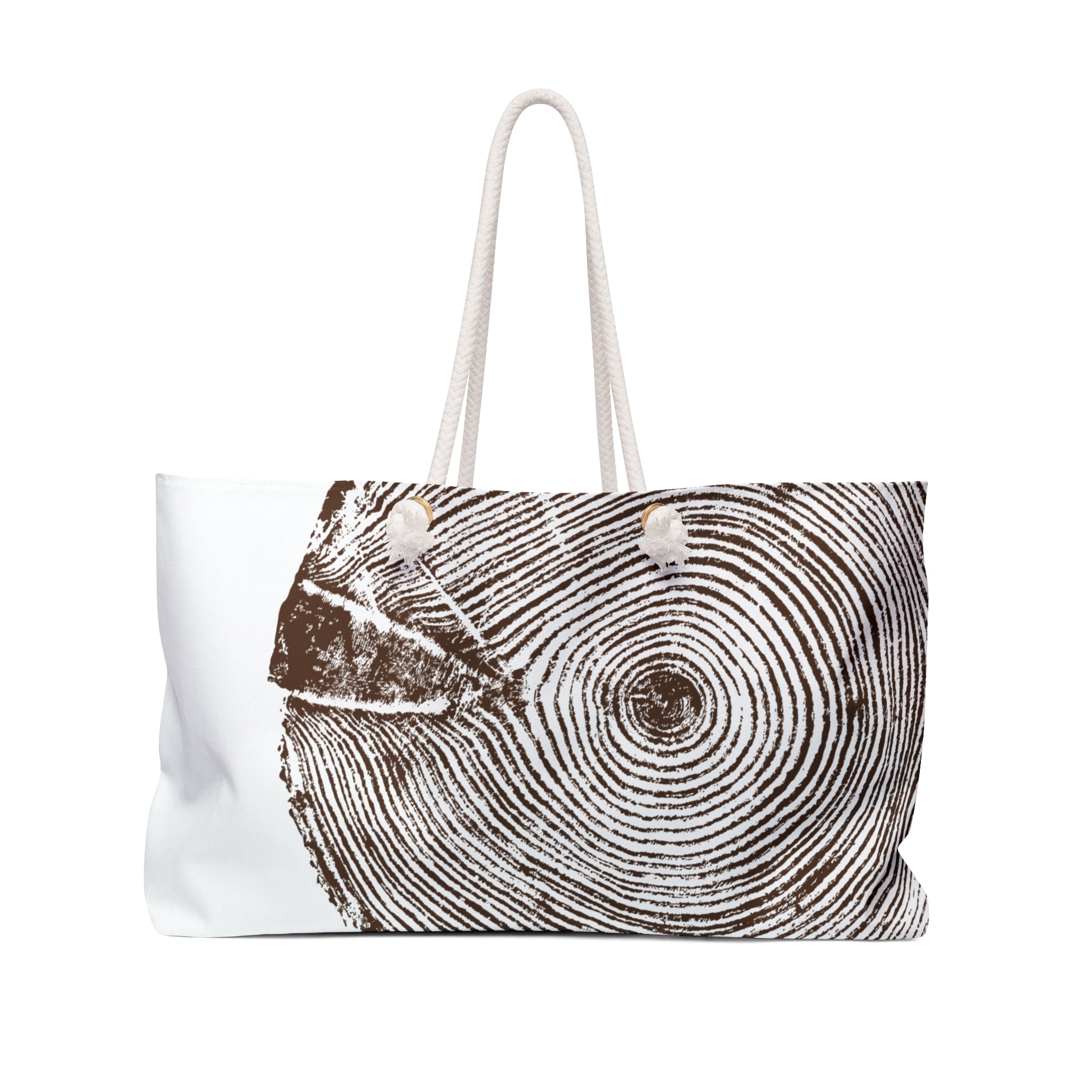 Hemlock Tree Ring Weekender Bag Redwood