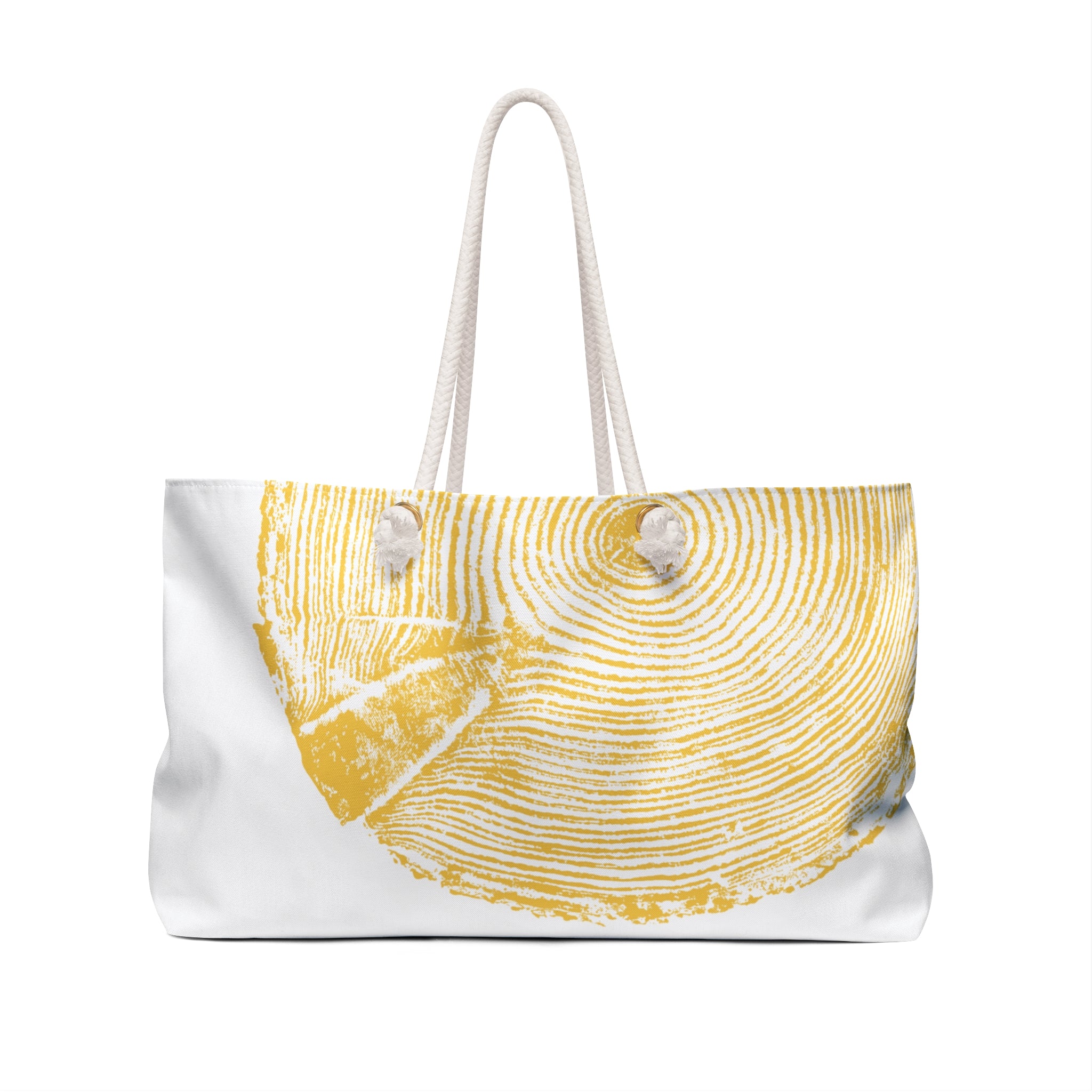 Hemlock Tree Ring Weekender Bag Marigold