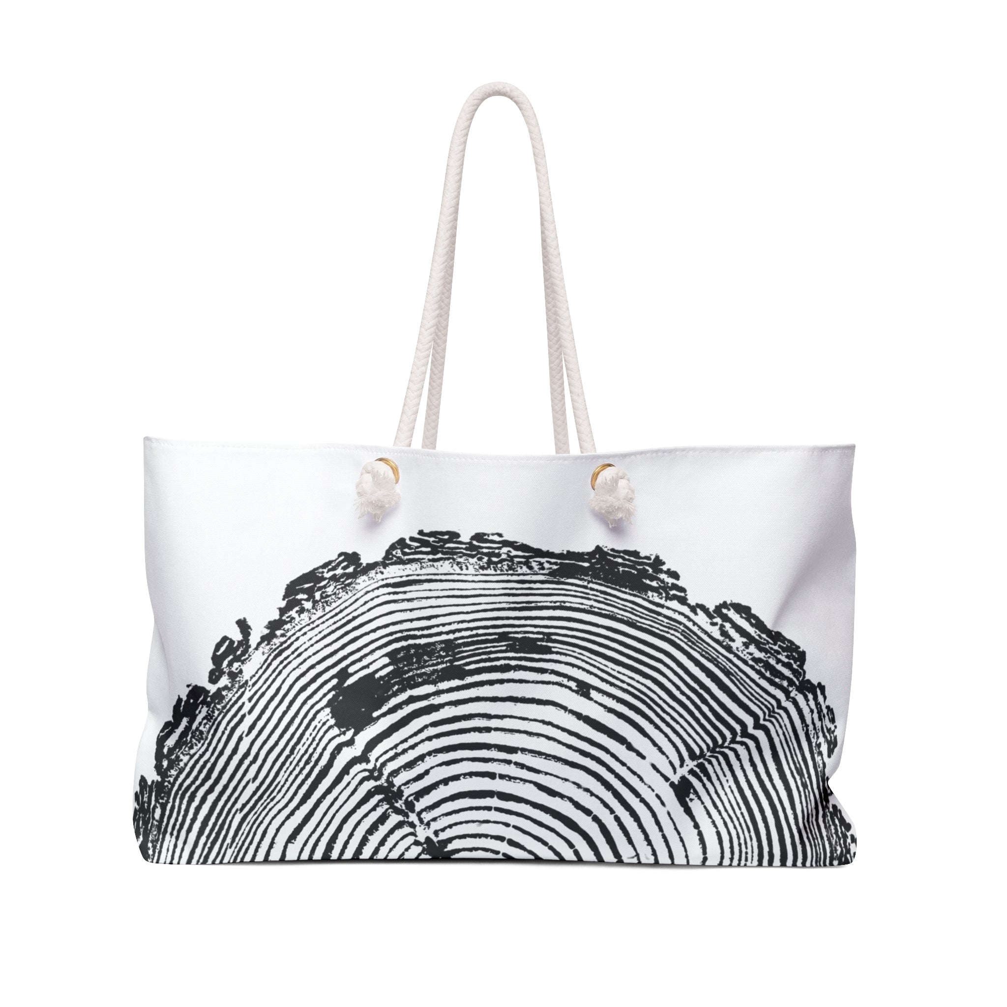 Fir Tree Ring Weekender Bag Charcoal