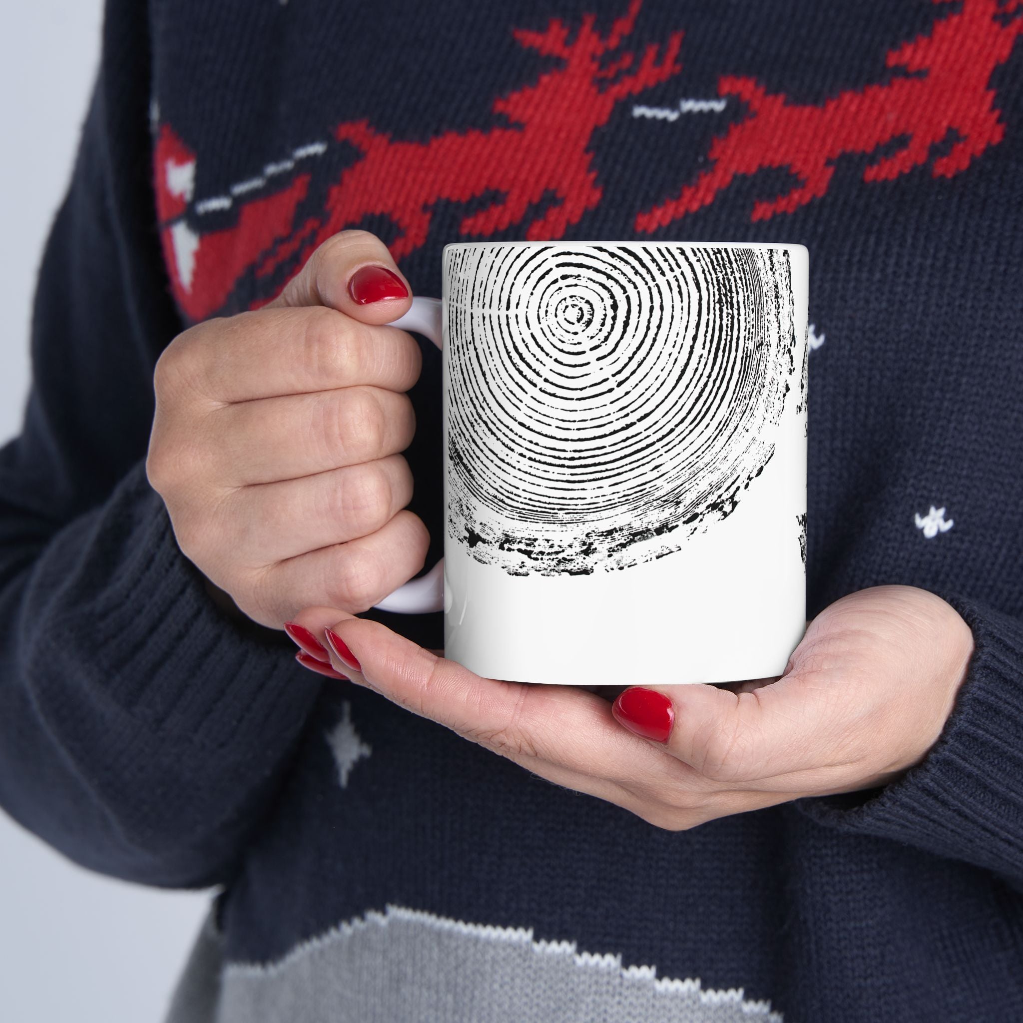 Woodcut Print Ceramic Mug Colossians 2:6-7 #0398 (11oz | 15oz)