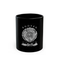 Rooted in Christ Black Coffee Mug — Faith-Based Christian Gift (11oz/15oz)