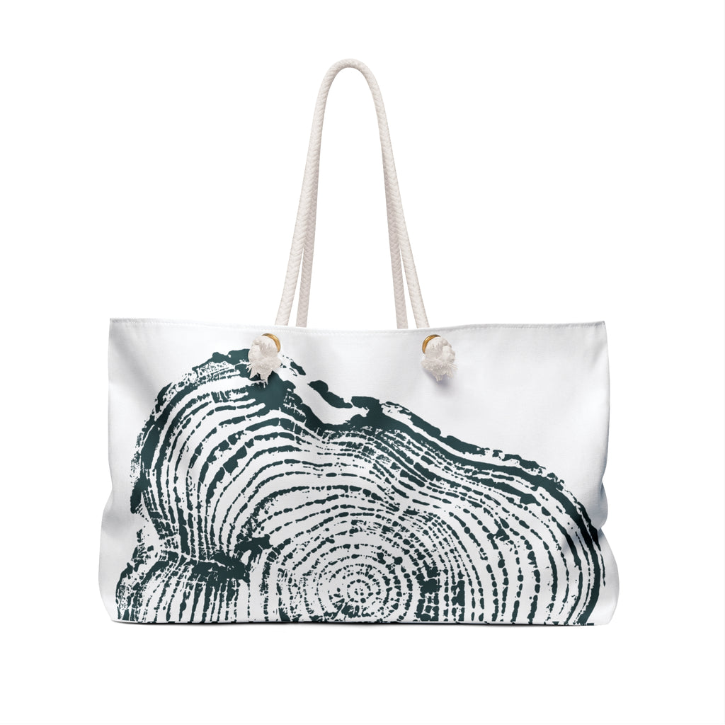 Cottonwood Tree Ring Weekender Bag Deep Waters