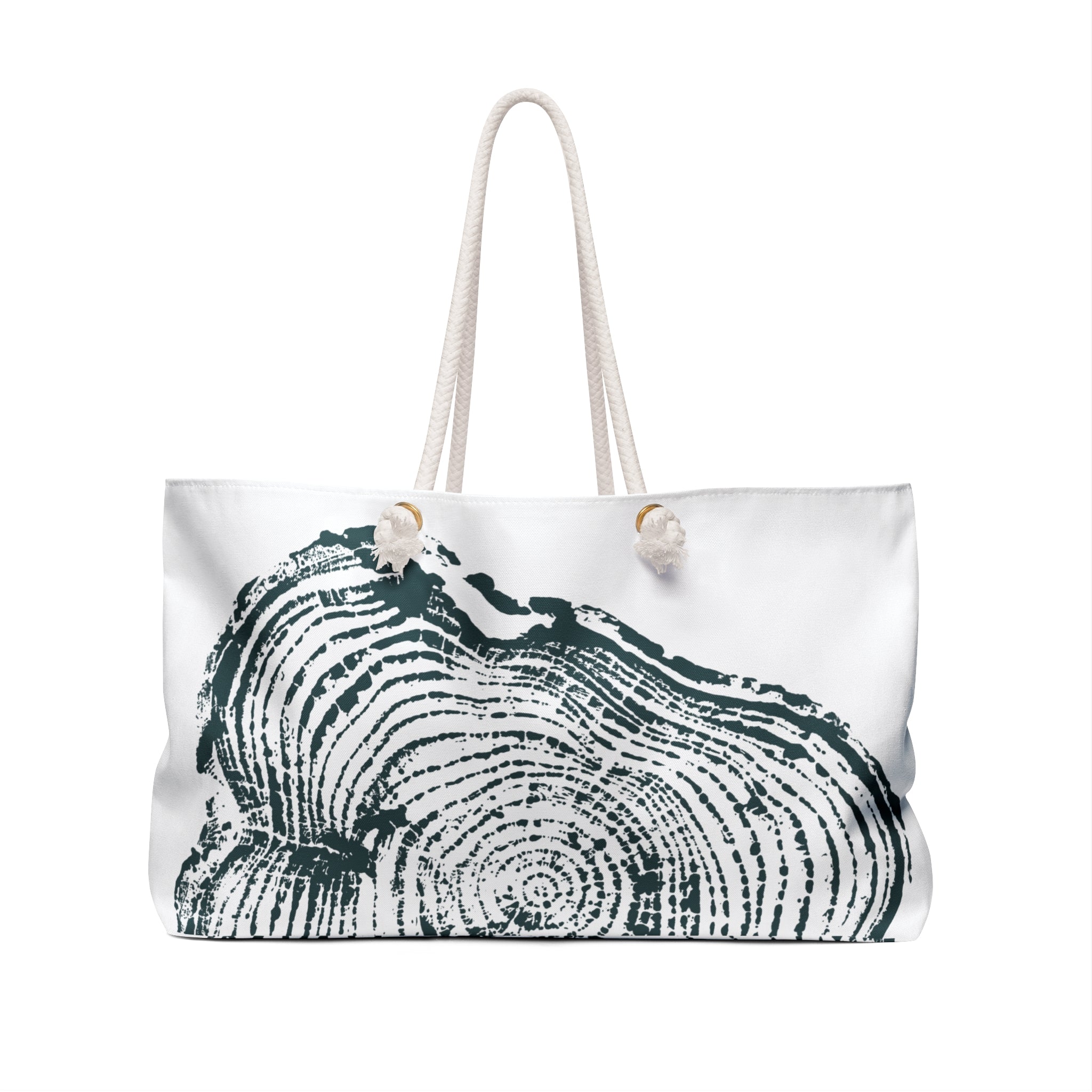 Cottonwood Tree Ring Weekender Bag Deep Waters