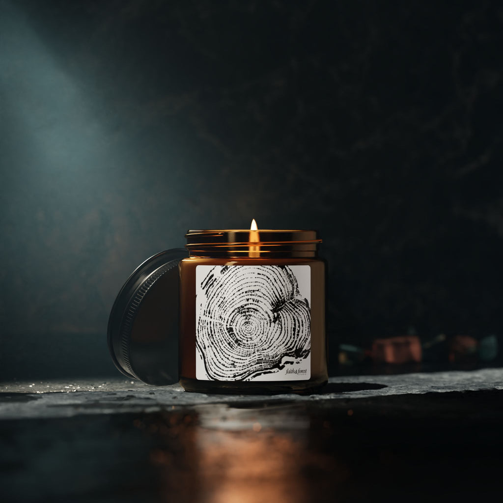Cottonwood Relief Print 4oz Soy Candle #0403