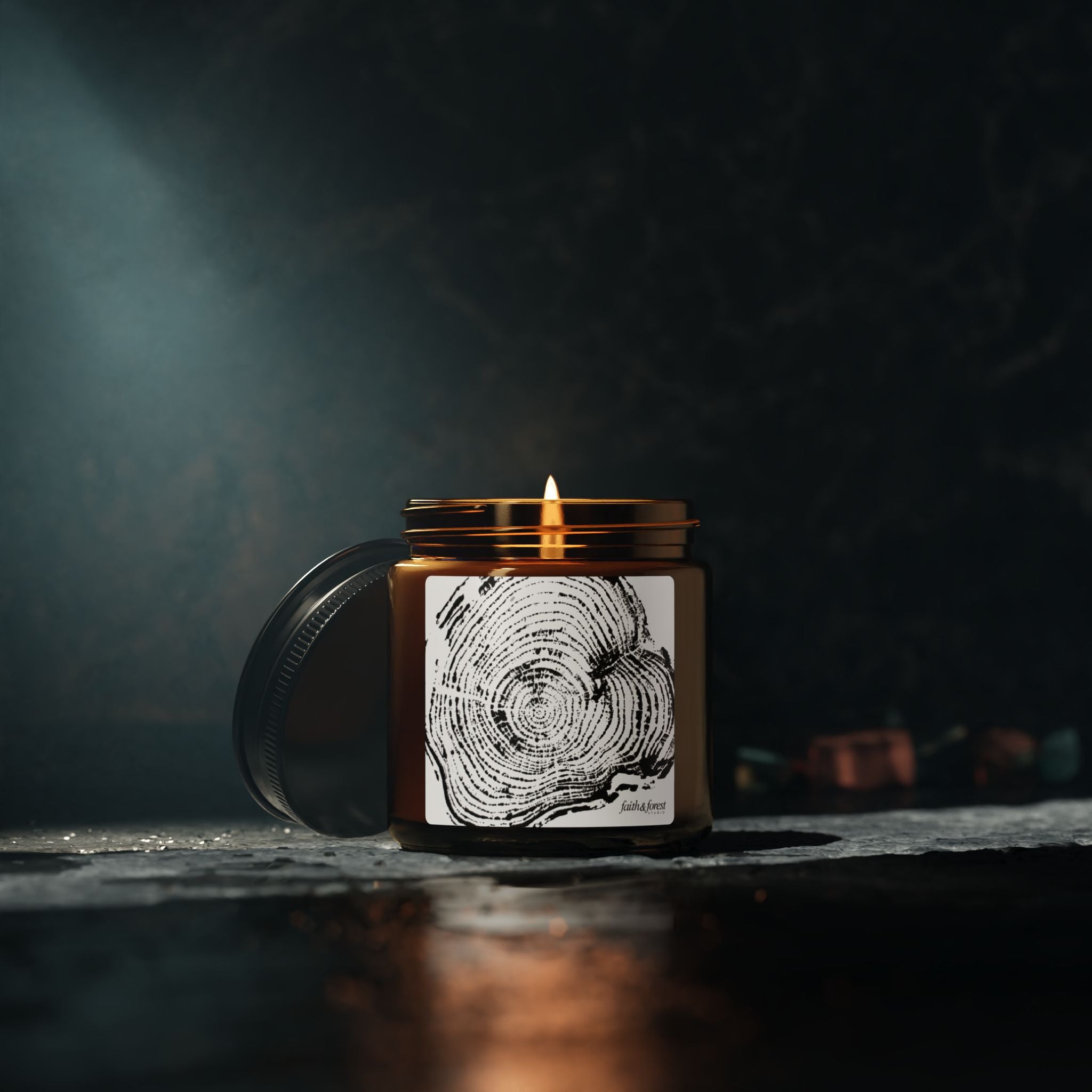 Cottonwood Relief Print 4oz Soy Candle #0403